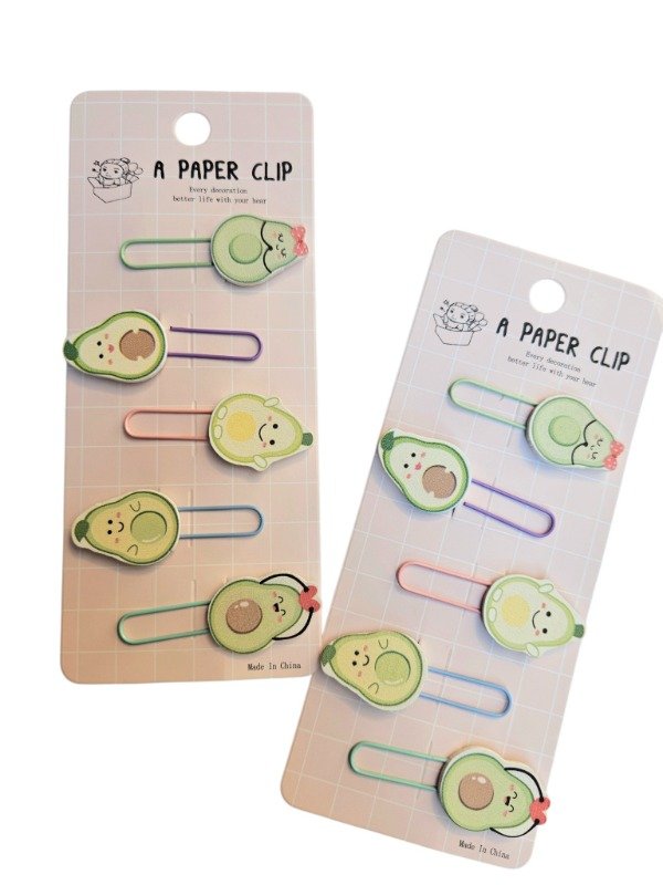 Producto - Clips x 5 Palta
