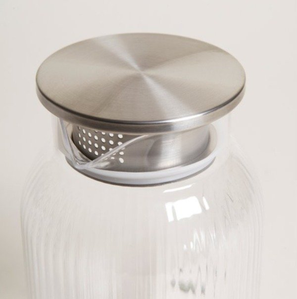 Producto - JARRA  DE VIDRIO CON TAPA DE ACERO 1500 ML - 2