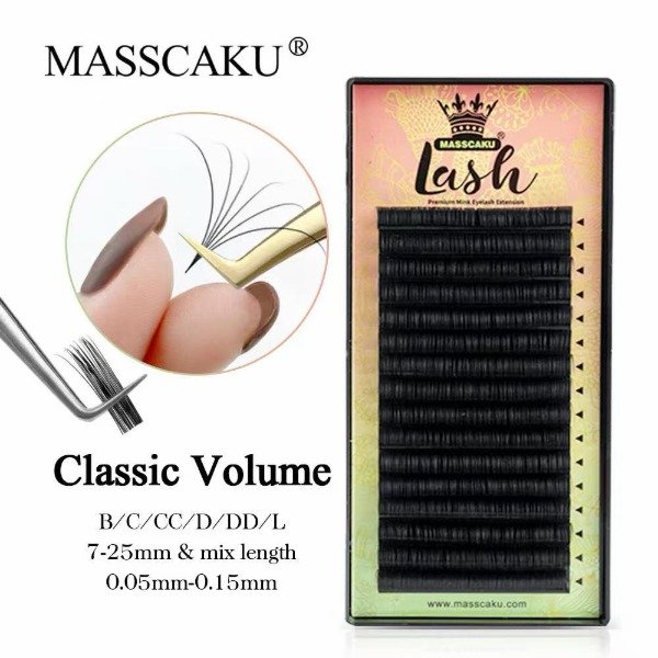 Producto - Pestañas Clasicas Mix 0.15 D - Masscaku