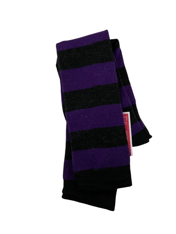 Producto - Bucaneras rayadas (violeta y negro)