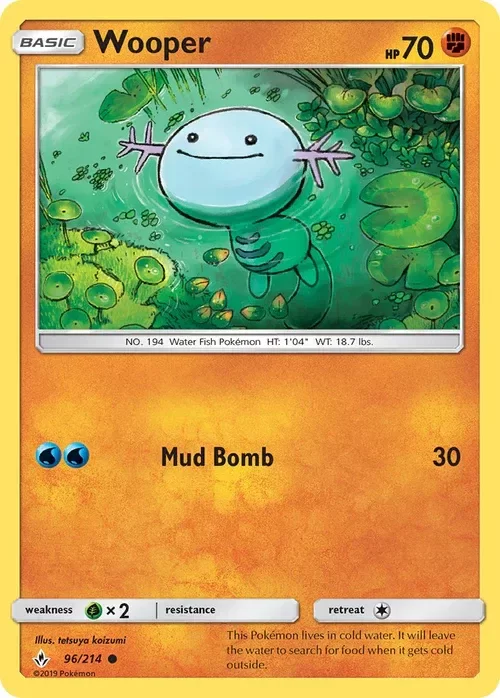 Producto - Wooper - 96/214 - Unbroken Bonds