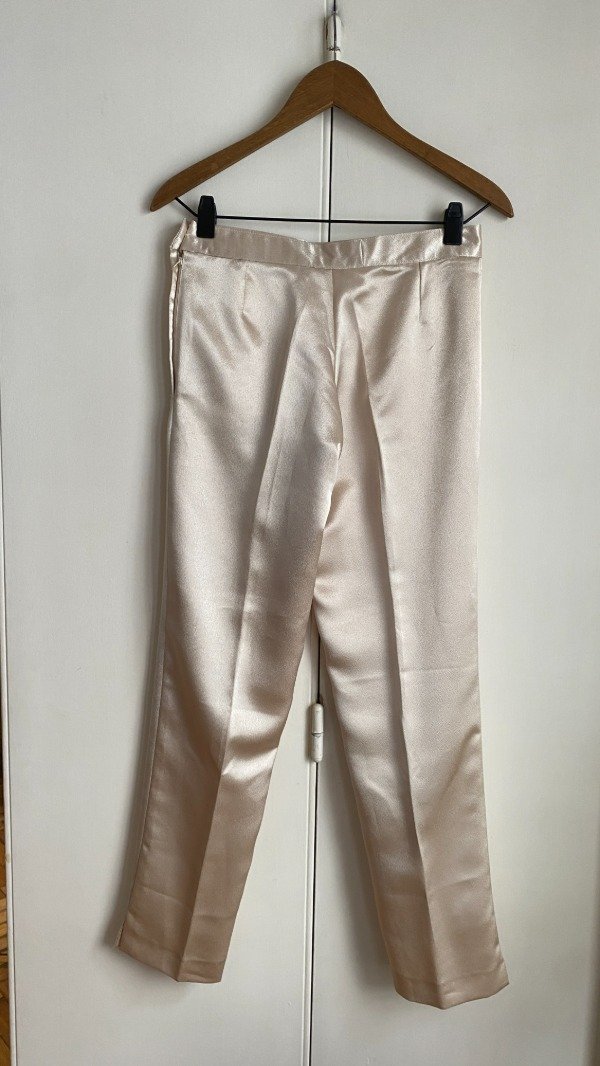 Producto - Pantalon de raso beige - 3