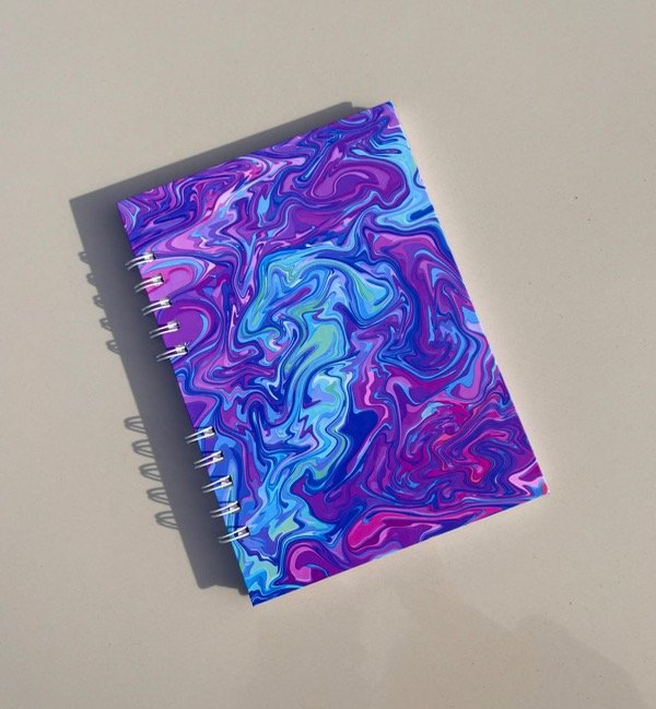 Producto - Cuaderno Lava Violeta 50hjs Punteadas