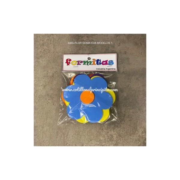 Producto - Flor de Goma Eva x6