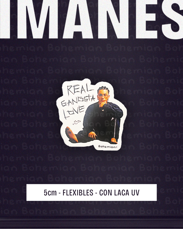 Producto - Iman REAL GANGASTA LOVE, TRUENO con LACA UV - Trueno