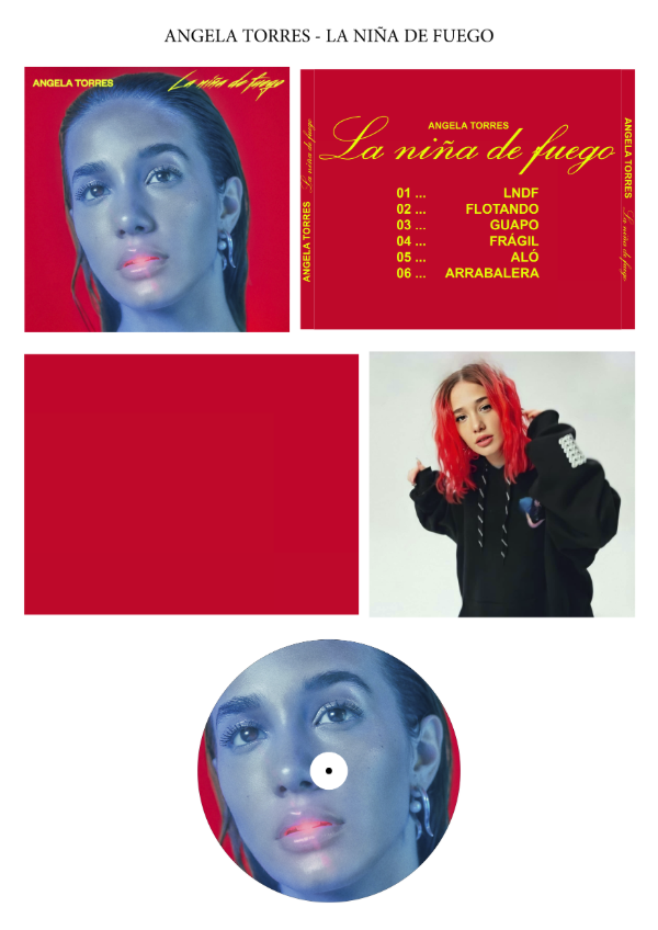 Producto - ANGELA TORRES "LA NIÑA DE FUEGO" CD Custom
