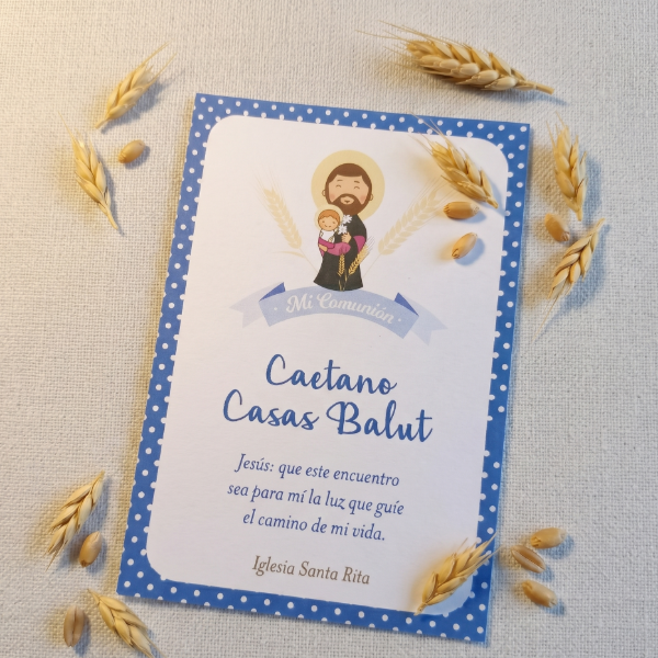 Producto - Diseño de Estampitas - Modelo San Cayetano