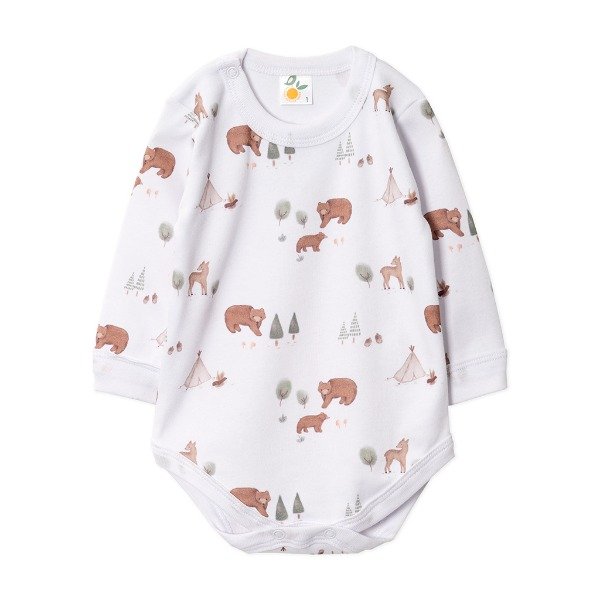 Producto - BODY M/ LARGA BEBA/BEBE NARANJO