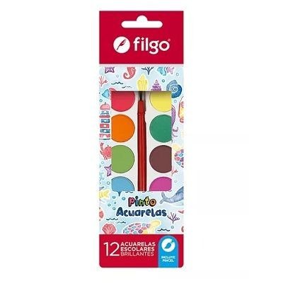 Producto - ACUARELAS PINTO ESTUCHE 12