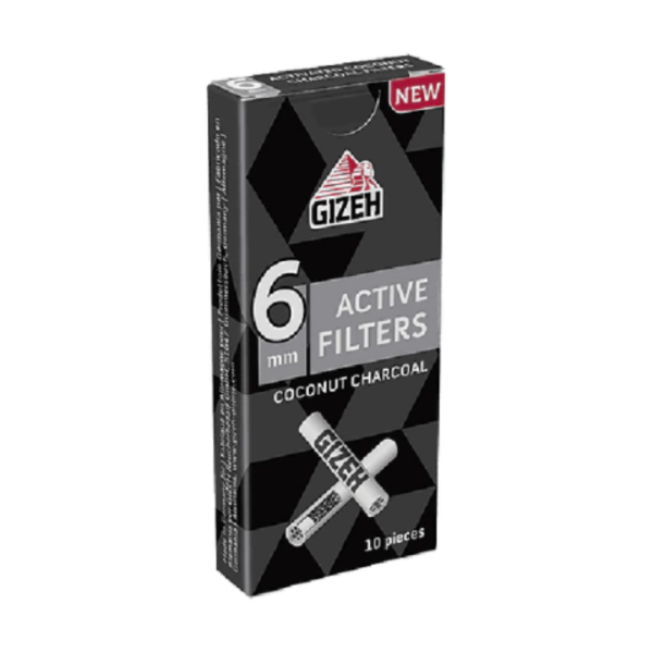 Producto - GIZEH FILTROS CARBON ACTIVADO X10 6MM