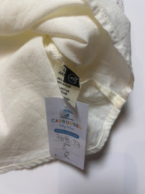 Producto - Vestido blanco de encaje marca Little Akiabara - 4