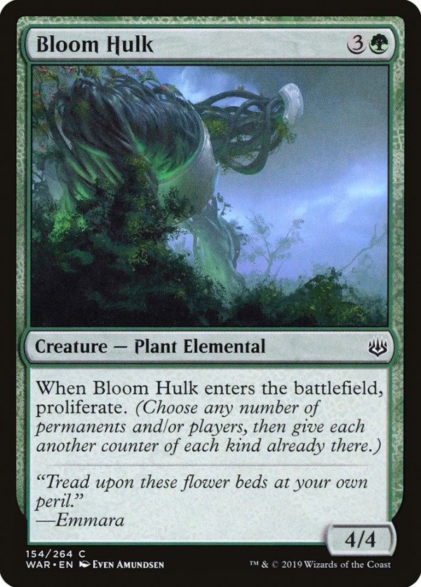 Producto - Bloom Hulk #154  War of the Spark