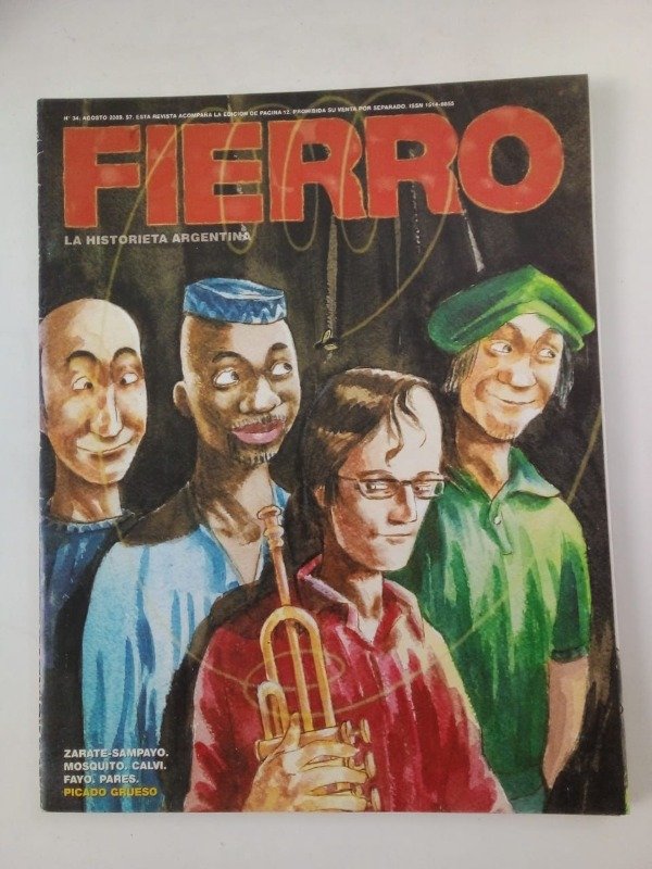 Producto - Fierro #34 - Agosto 2009 - Zarate Sampayo Mosquito Calvi