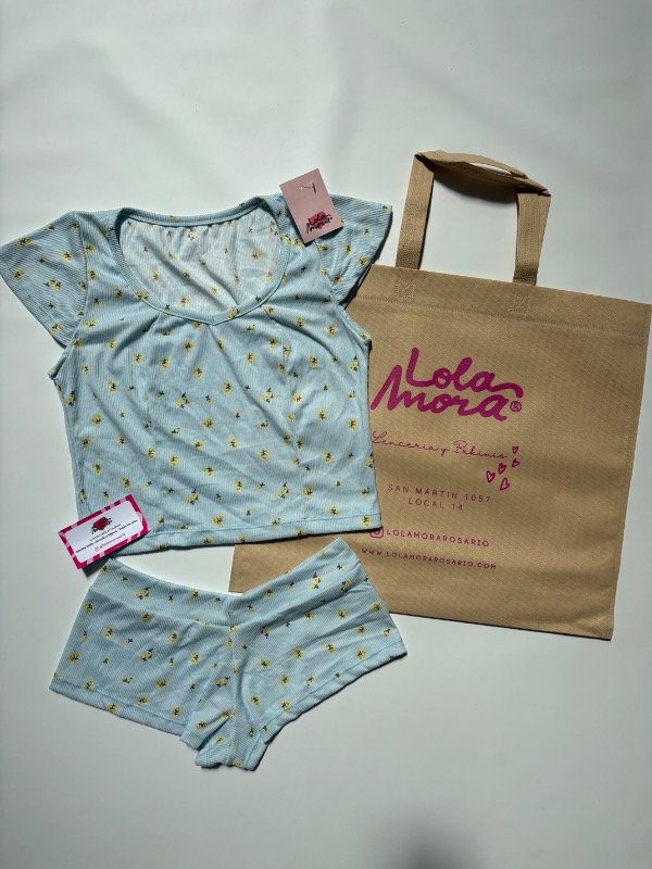 Producto - PIJAMA MIMI CELESTE - 1