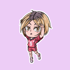 Producto - Stickers en Vinilo - Haikyu - Kenma