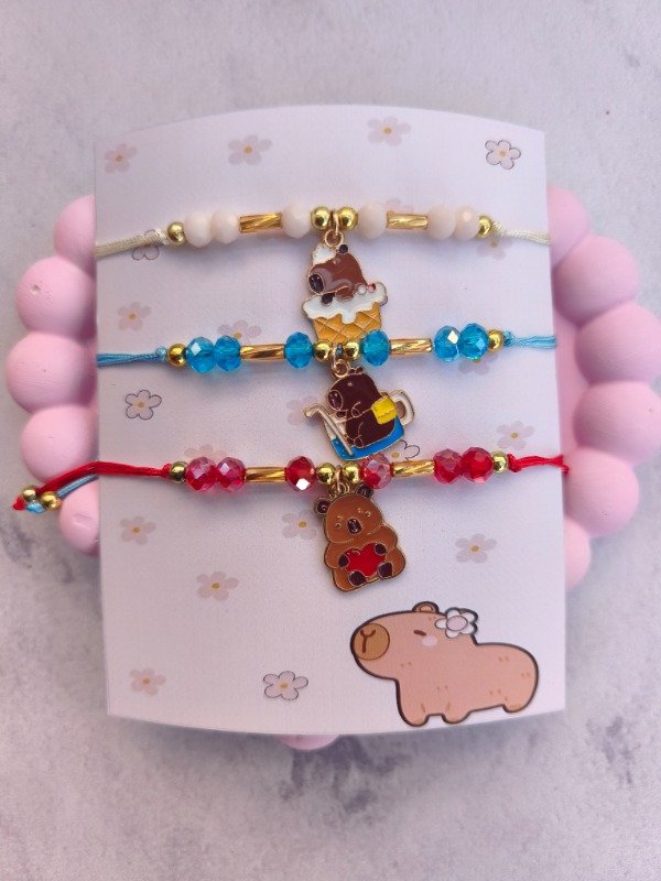 Producto - Pulseras Capibara x3 - 1