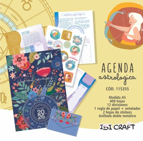 Producto - AGENDA 2026 IBICRAFT - Astrológica