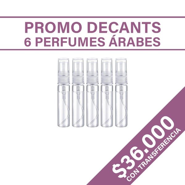 Producto - PROMO DECANTS ÁRABES 5 ML. - 6 x 36.000