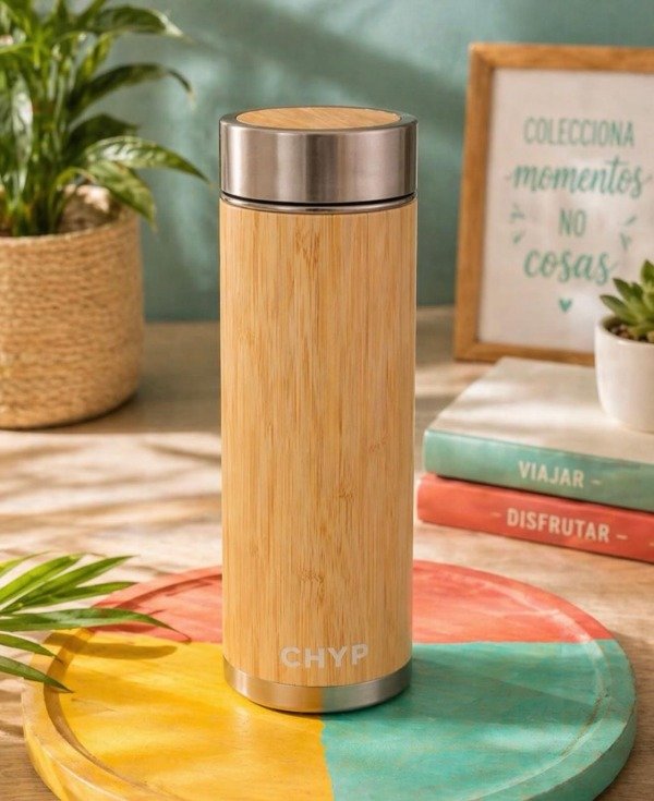 Producto - BOTELLA TERMICA DE BAMBOO