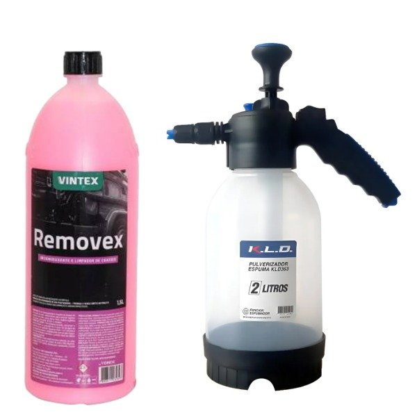 Producto - Kit Removex Vintex Vonixx + Generador De Espuma 2lt