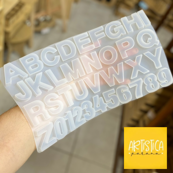 Producto - Molde Abecedario resina grande