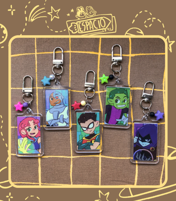 Producto - Llaveros Match Jóvenes Titanes