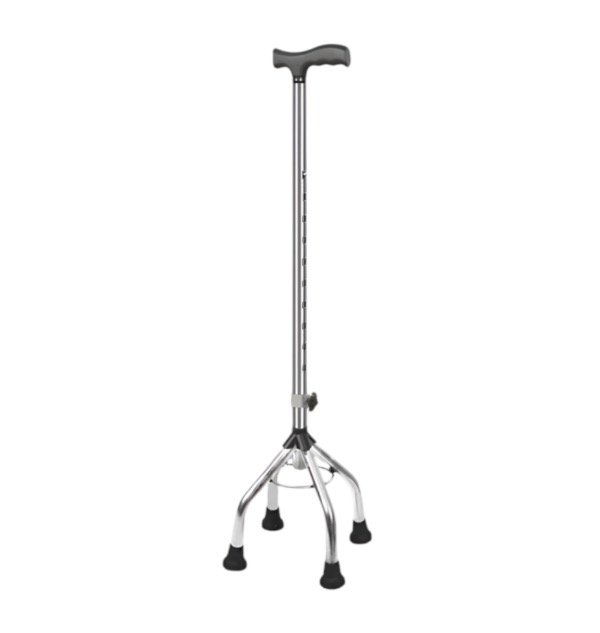 Producto - BASTÓN ORTOPÉDICO ALUMINIO REGULABLE  4 PATAS