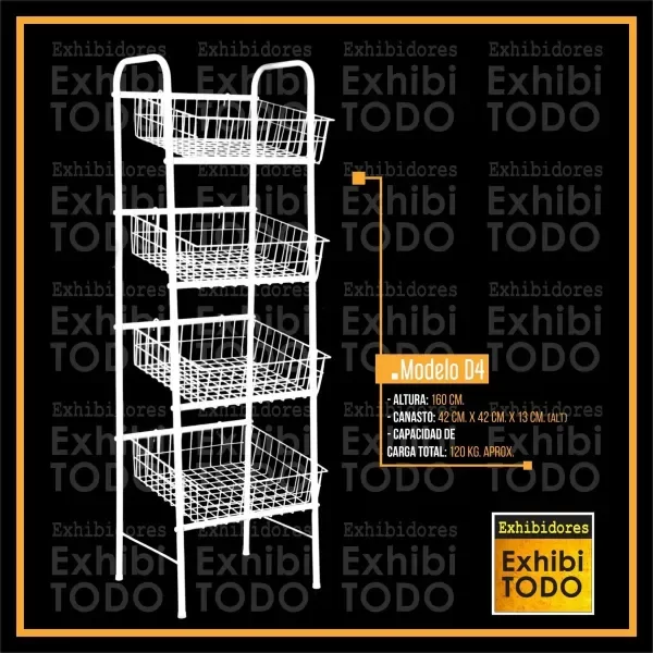 Producto - EXHIBIDOR MULTIRUBRO 1.60