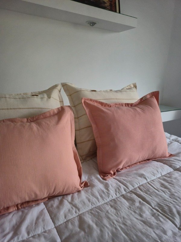 Producto - Combo x4 Almohadones - Beige / Rosa