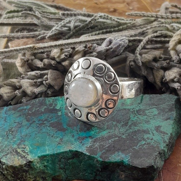 Producto - Anillo de plata 925 con piedra de la Luna - 2