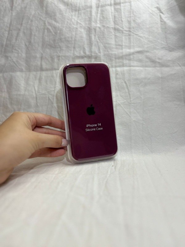 Producto - Iph xr silicona case vino manzana negra (foto ilustrativa)