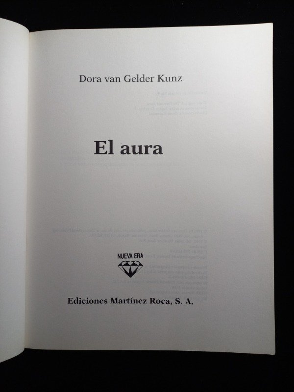 Producto - El Aura - Dora Van Gelder Kunz - 2