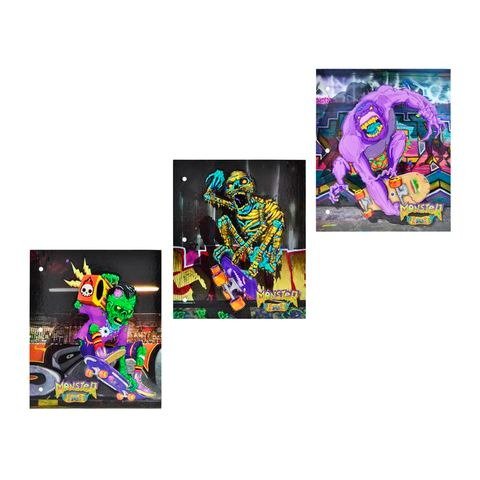 Producto - CARPETA N3 CON CORDON MONSTER SK8 REXON