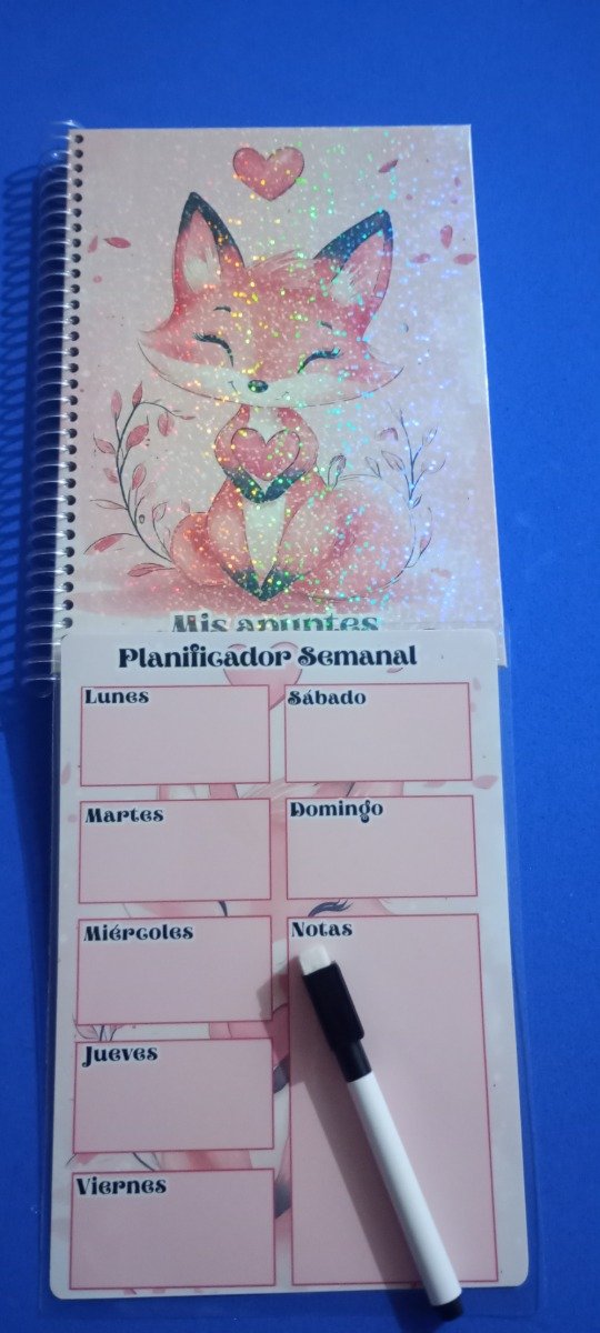 Producto - Cuaderno zorrito con corazón