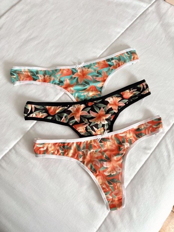 Producto - Less de microfibra estampada - Pack x3