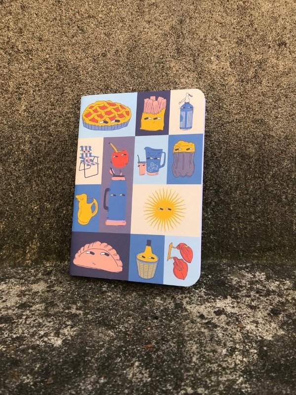 Producto - Cuaderno A6 - Celeste