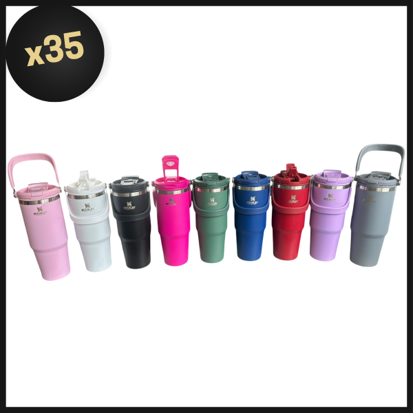 Producto - PROMO BULTO VASO TERMICO FLIP 900ML CON LOGO