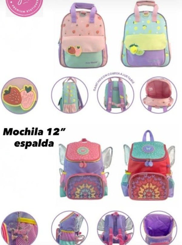 Producto - MOCHILA 12" ESPALDA CUTE - FW KINDER