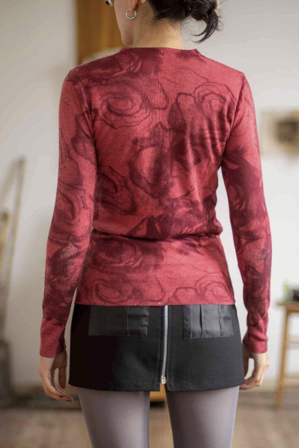 Producto - Sueter Roses Borgon Talle:S- - 2