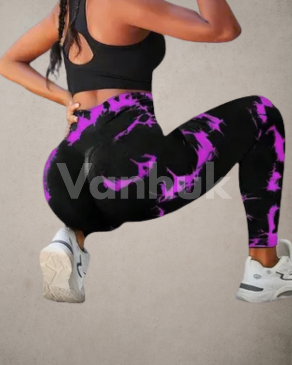 Producto - Calza seamless Batick Negro/Fucsia DP98201 - 1