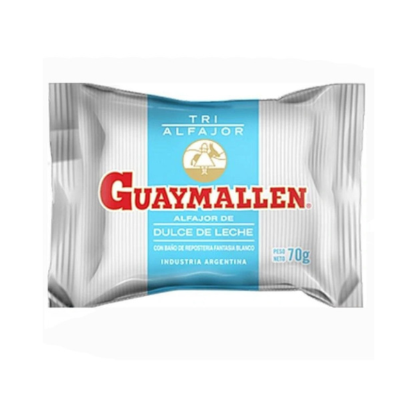 Producto - ALFAJOR TRIPLE  BLANCO - GUAYMALLEN