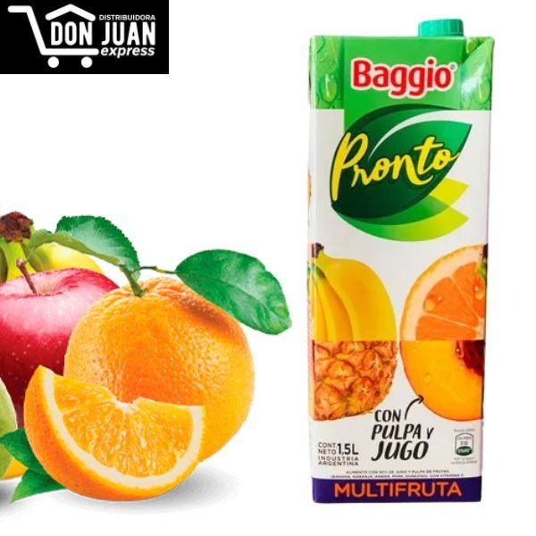 Producto - JUGO BAGGIO X 1 LITRO - SABOR MULTIFRUTAS