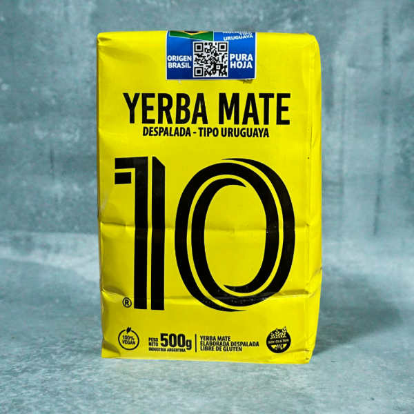 Producto - YERBA MATE 10 DESPALADA 500 GR (PAQUETE AMARILLO)