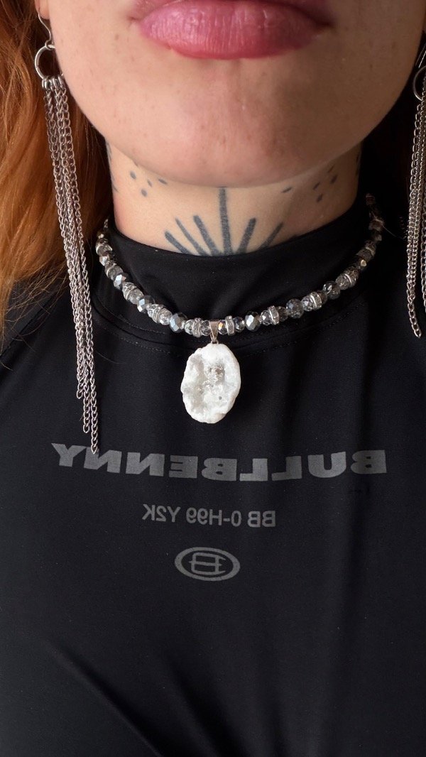 Producto - BRILLOS CON DRUSA BLANCA