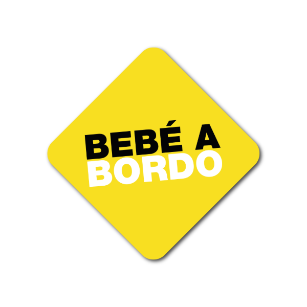 Producto - PLANCHA VINILO 10x10 - BEBE A BORDO
