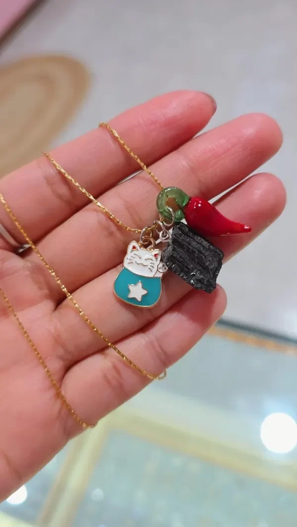 Producto - Collar turmalina y cat AD