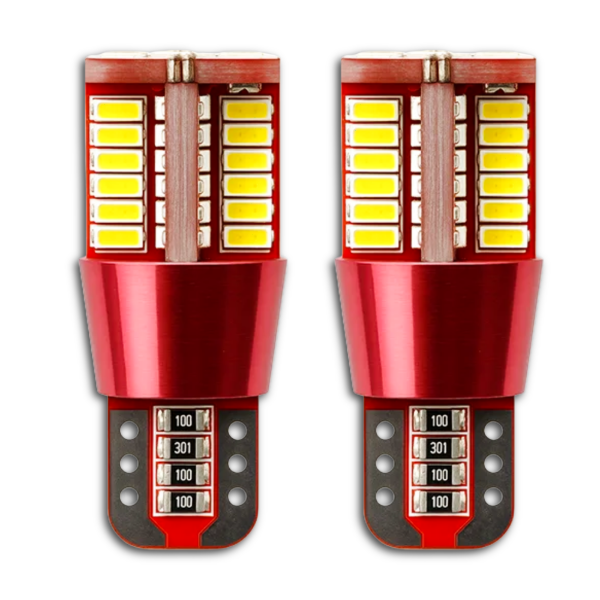 Producto - LED W5W CREE T10 IRONMAN CANBUS  BLANCA 12961 PAR