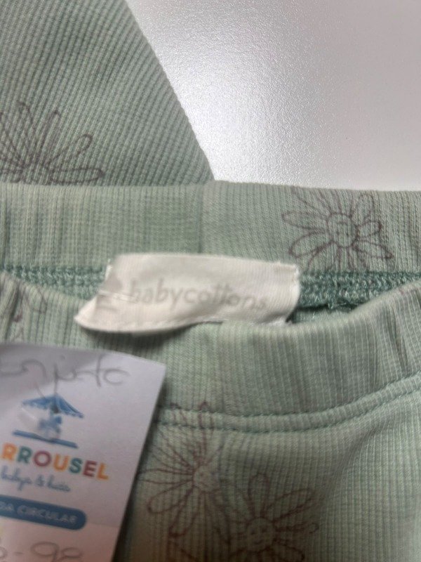 Producto - Conjunto verde con flores Babycottons - 4