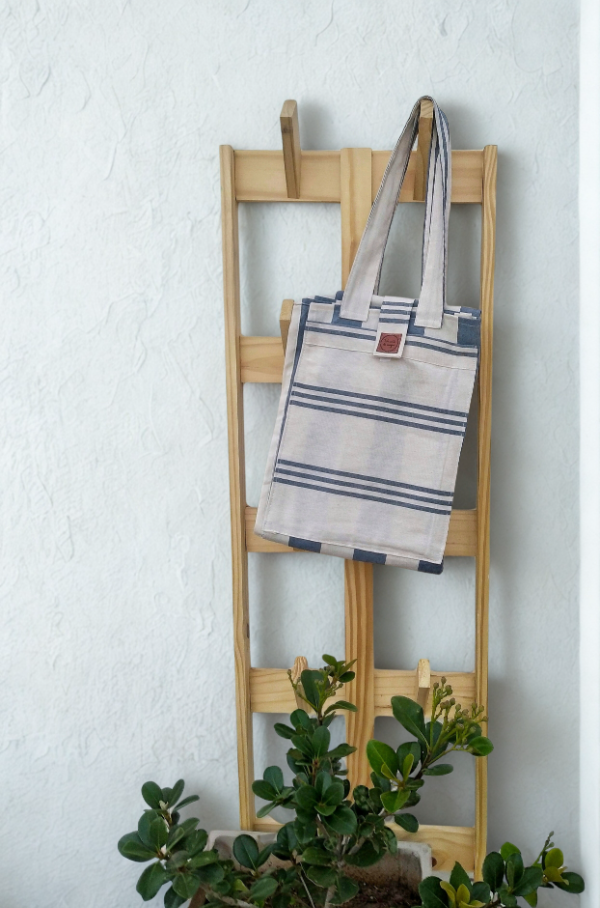 Producto - Bolso lona azul