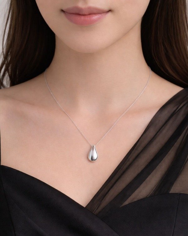 Producto - Collar de Plata con dije Gota - 1